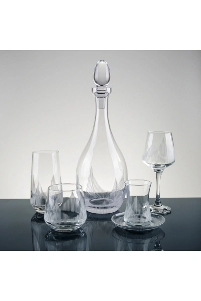 31 Parça 6 Kişilik Alev El Dekor Kesme Cam Su Takımı