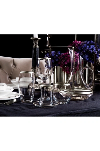 31 Parça 6 Kişilik Gümüş Cam Su Takımı