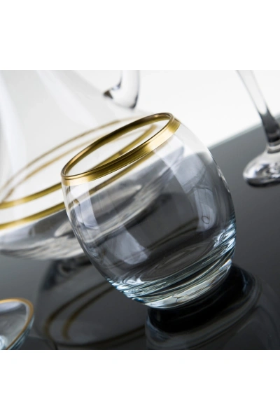 31 Parça 6 Kişilik Gold Cam Su Takımı