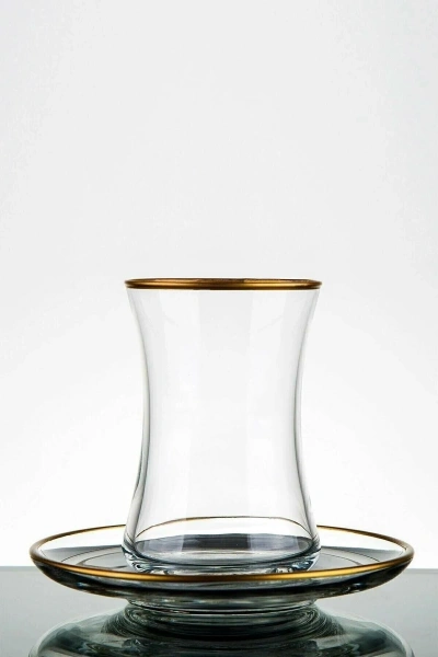 Ucuzcuyuz-avm 61 Parça 12 Kişilik Altın Yaldızlı Su Takımı Çeyiz Seti