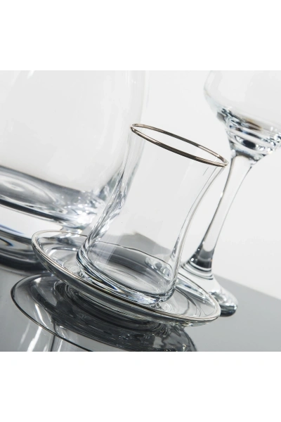 61 Parça 12 Kişilik Gümüş Cam Su Takımı Çeyiz Seti