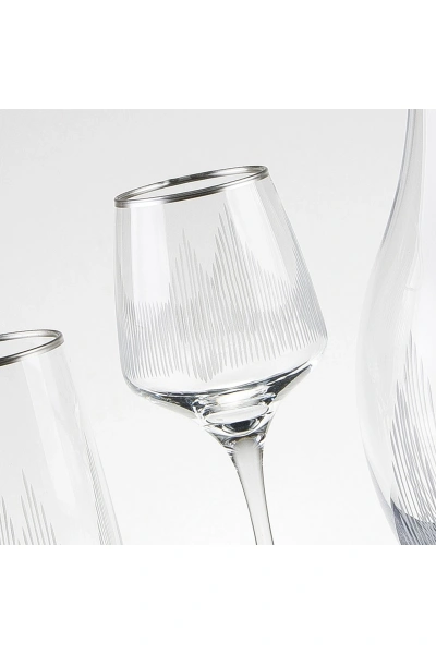 61 Parça 12 Kişilik Gümüş El Dekor Kesme Su Takımı