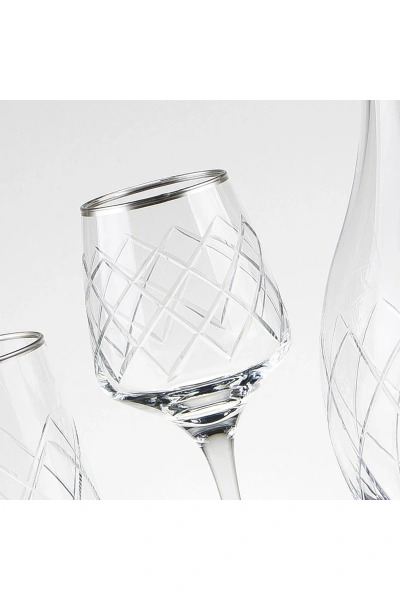 61 Parça 12 Kişilik Gümüş El Dekor Kesme Su Takımı