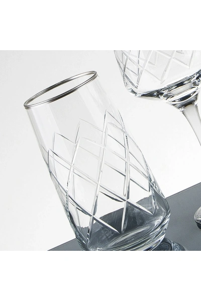 61 Parça 12 Kişilik Gümüş El Dekor Kesme Su Takımı