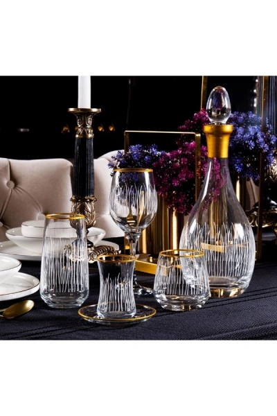 61 Parça 12 Kişilik Olimpos Gold Cam Su Takımı