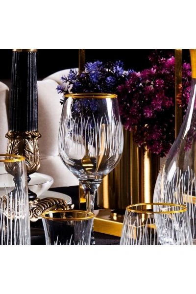 61 Parça 12 Kişilik Olimpos Gold Cam Su Takımı