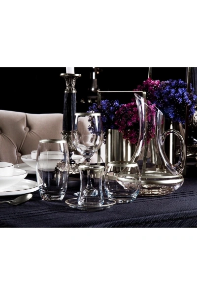 31 Parça 6 Kişilik Gümüş Cam Su Takımı