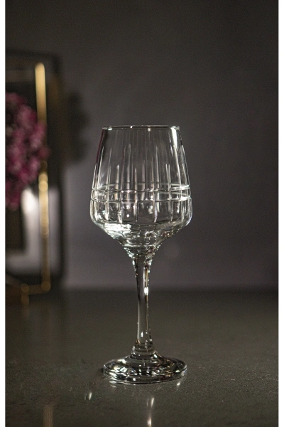 61 Parça 12 Kişilik Ekose El Dekor Kristal Kesme Cam Su Takımı