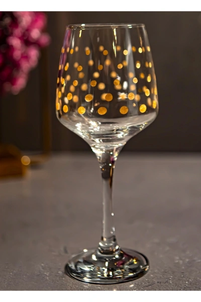 61 Parça 12 Kişilik Kartopu El Dekor Kesme Gold Cam Su Takımı