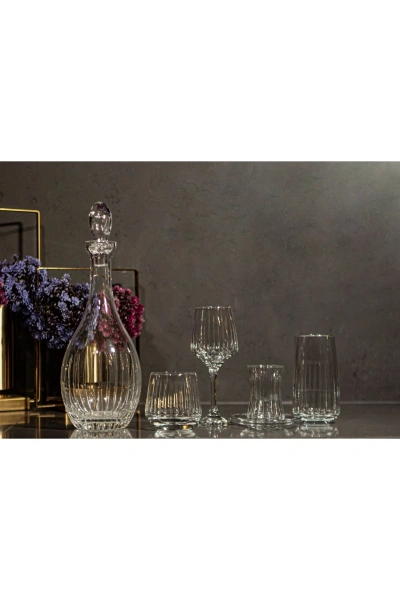 61 Parça 12 Kişilik Çubuk El Dekor Kristal Kesme Cam Su Takımı