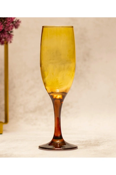 6 Parça Renkli Kahve Yanı Kadeh Bardak Seti 190cc