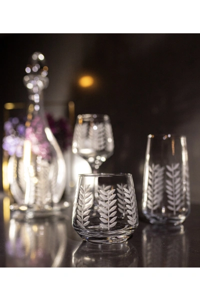 61 Parça 12 Kişilik Başak Kristal Kesme Cam Su Bardak Takımı,Meşrubat Bardağı Seti