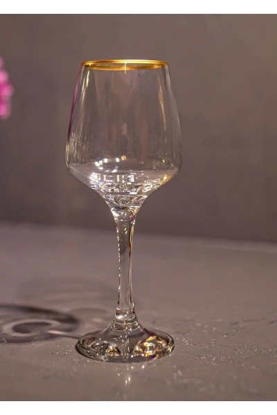 31 Parça 6 Kişilik Gold Cam Su Bardak Takımı, Meşrubat Bardağı Seti