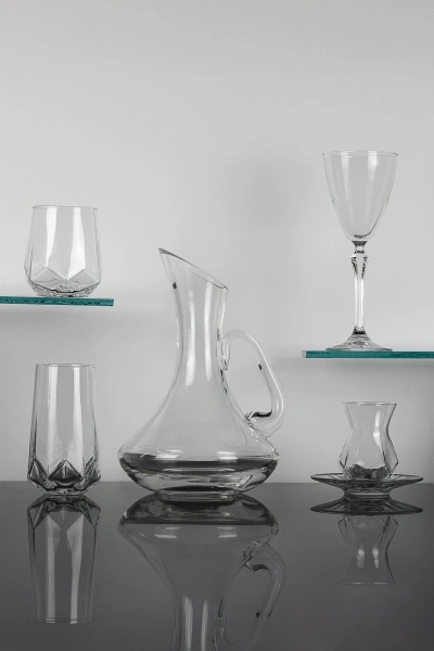 61 Parça 12 Kişilik Diamond Bardak-Meşrubat-Su Takımı