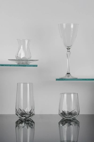 30 Parça 6 Kişilik Diamond Bardak-Meşrubat-Su Takımı