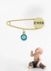 14 Ayar Altın İsimlik Bebek İğnesi