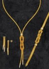 14 Ayar Altın Mesh Örgü Set Takımı