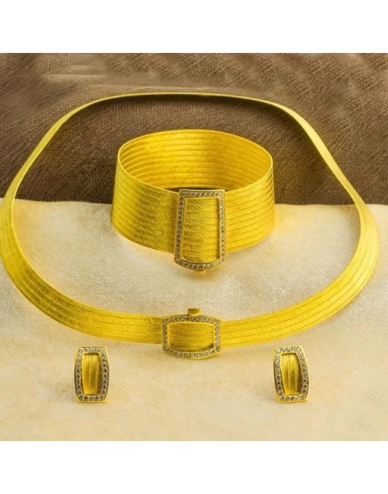 14 Ayar Altın 11 Sıra Trabzon Hasır Set Takımı