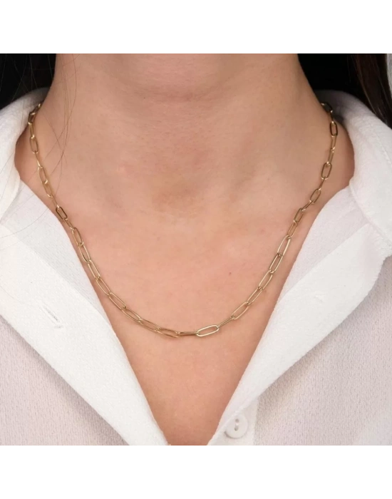 14 Ayar Altın Ataç Zincir