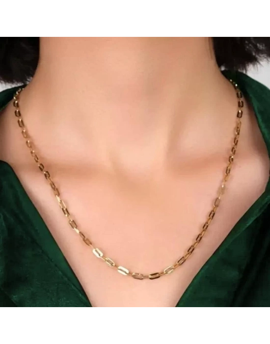 14 Ayar Altın Ataç Zincir