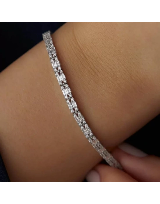 14 Ayar Altın Baget Su Yolu Bileklik