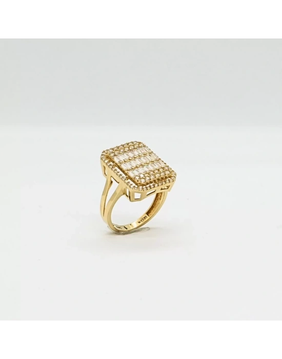 14 Ayar Altın Baget Yüzük