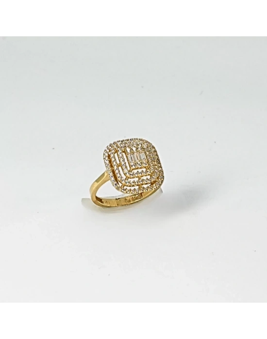 14 Ayar Altın Baget Yüzük