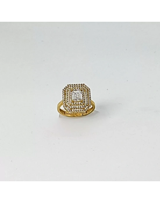 14 Ayar Altın Baget Yüzük