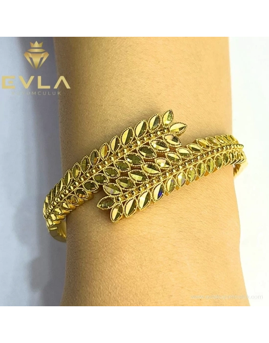 14 Ayar Altın Başak Kelepçe