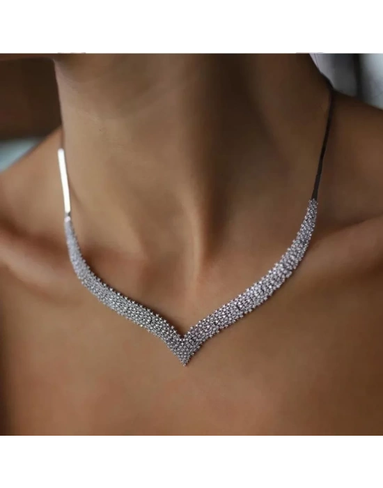 14 Ayar Altın Beyaz Saçak Set Takımı