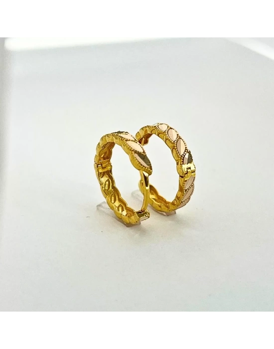 14 Ayar Altın Burma Halka Küpe