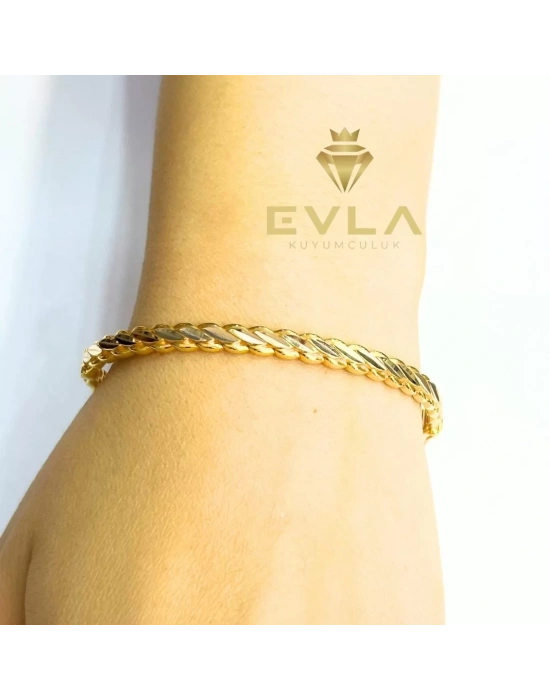 14 Ayar Altın Burma Kelepçe