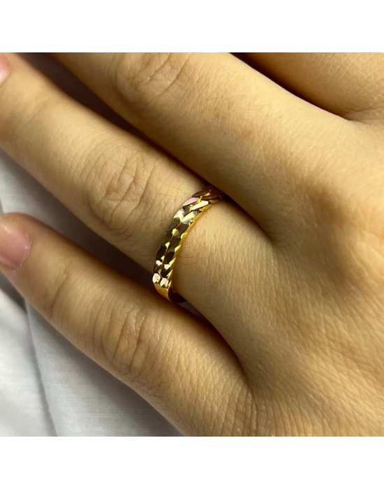 14 AYAR ALTIN ÇİFTLİ BURMA YÜZÜK