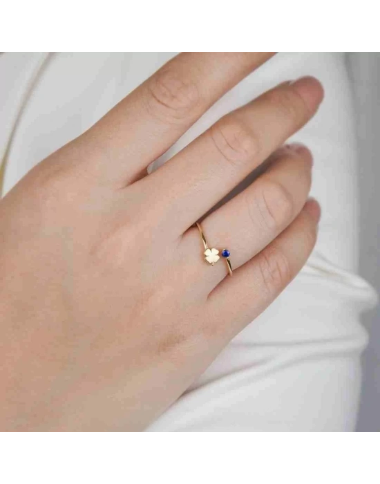 14 Ayar Altın Çiftli Eklem Yüzük