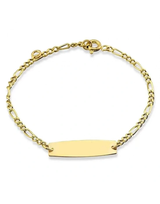 14 Ayar Altın Çocuk Künyesi