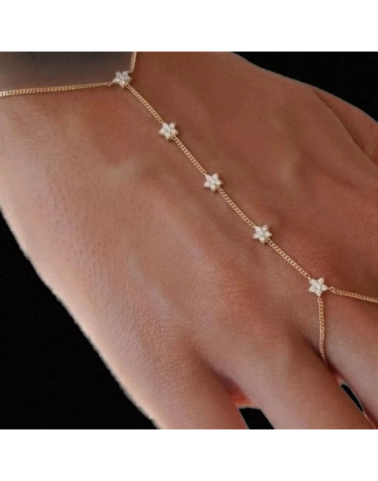 14 Ayar Altın Çoklu Yıldız Şahmeran