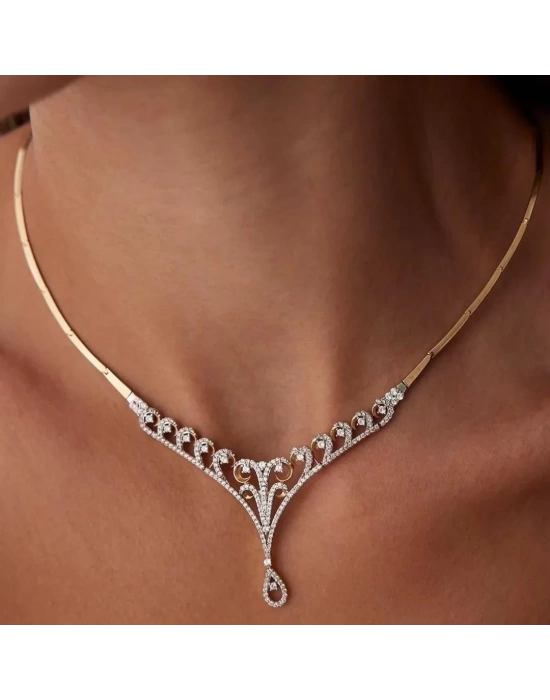 14 Ayar Altın Damla Düğün Seti Takımı