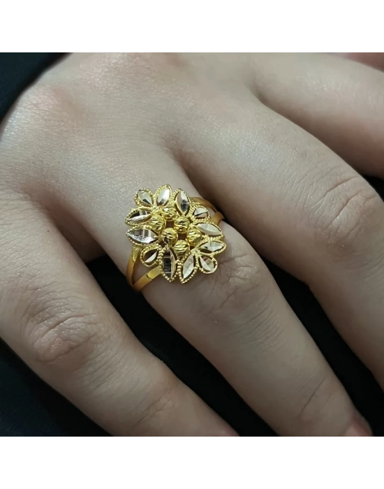 14 Ayar Altın Dorika Başak Yüzük