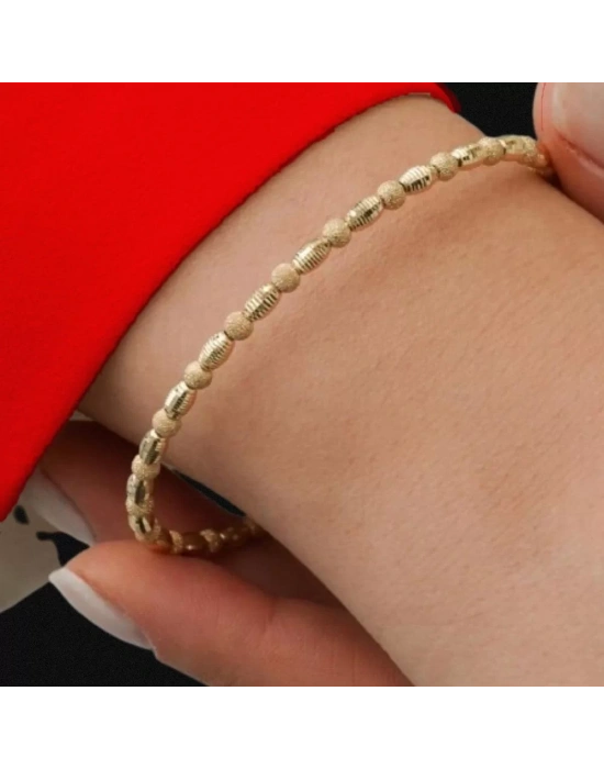 14 Ayar Altın Dorika Kelepçe