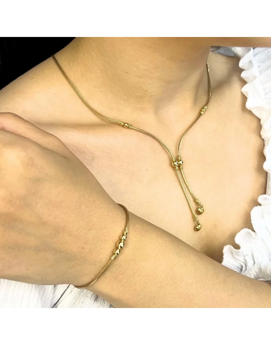 14 Ayar Altın Dorika Toplu Set Takımı