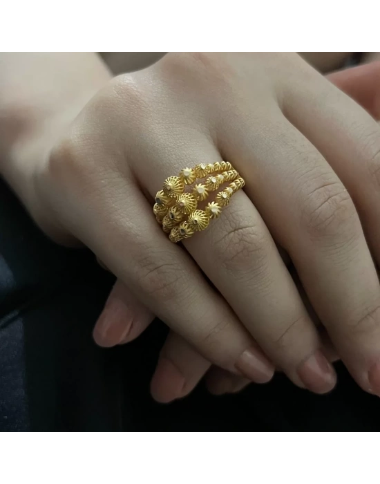 14 Ayar Altın Dorika Yüzük