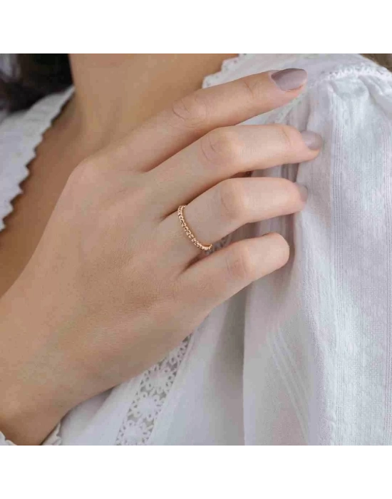 14 Ayar Altın Dorika Yüzük