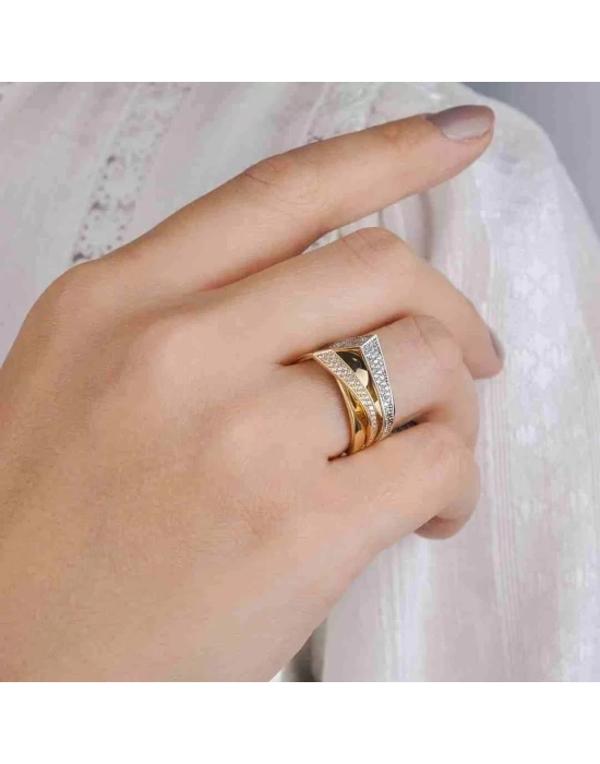 14 Ayar Altın Fantezi Felix Yüzük