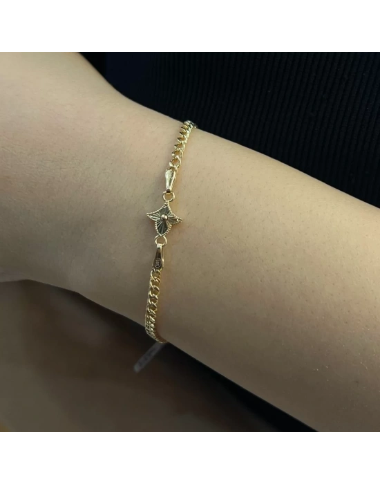 14 Ayar Altın Fatma Ana Bileklik