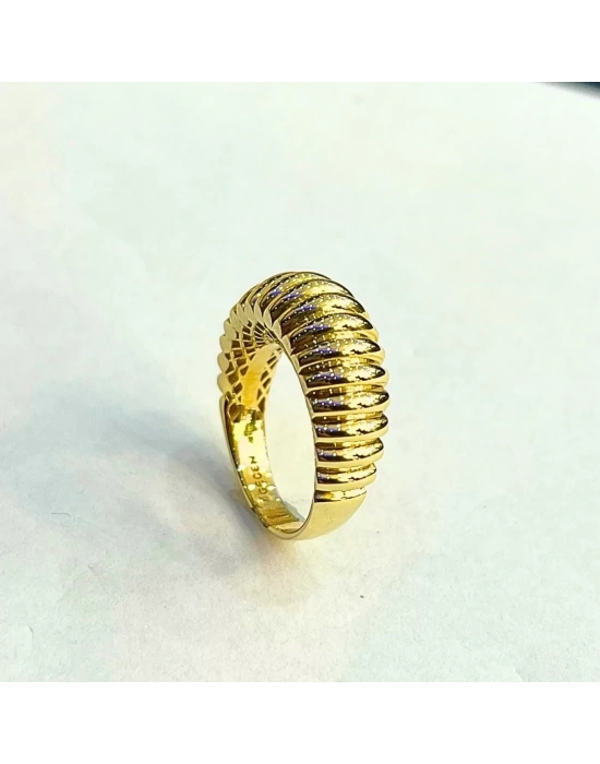 14 Ayar Altın Geniş Meridyen Yüzük