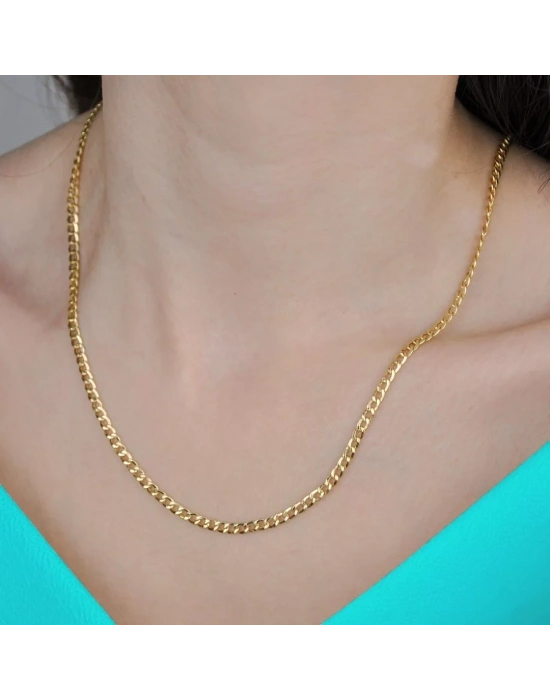 14 Ayar Altın Gurmet Zincir