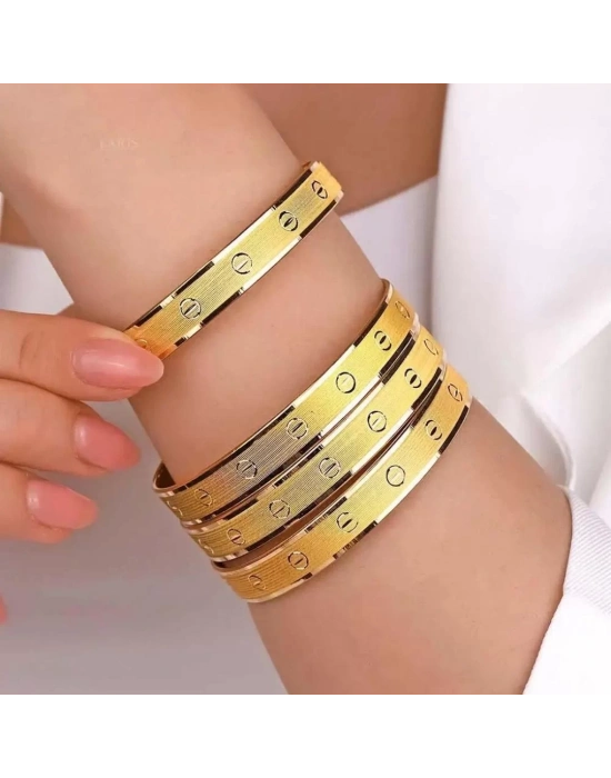 14 Ayar Altın İnce Bilezik