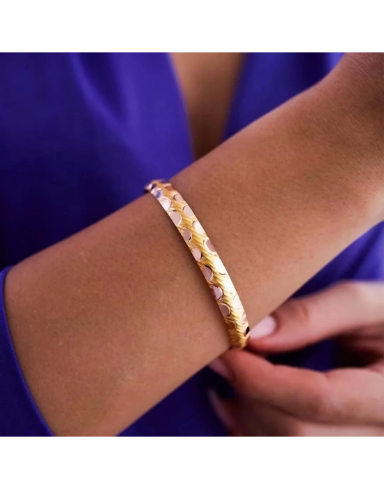 14 Ayar Altın İnce Bilezik