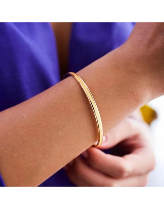 14 Ayar Altın İnce Bilezik