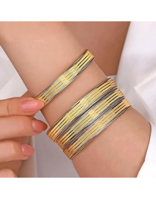 14 Ayar Altın İnce Bilezik